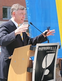 Bundespräsident Horst Köhler 2006 in Remseck-Pattonville. Foto: Stefanie Saam